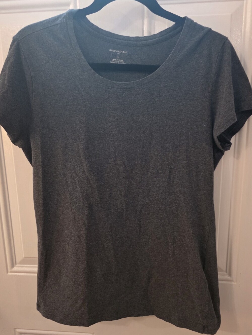 Banana Republic Charcoal Crew Neck Short Sleeve Tee